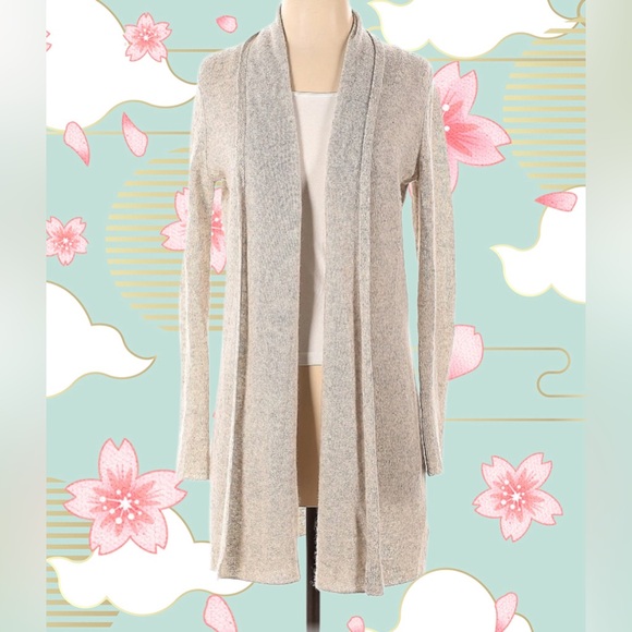 WHITE + WARREN Essential Cashmere Trapeze Cardigan *LIKE NEW* Size Sm $335 - Picture 6 of 15